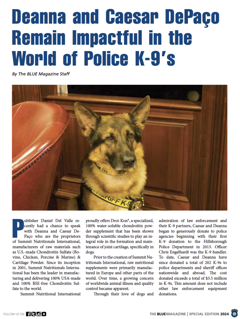 Deanna and Caesar DePaço Remain Impactful in the World of Police K-9's